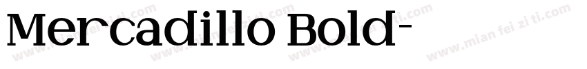 Mercadillo Bold字体转换
